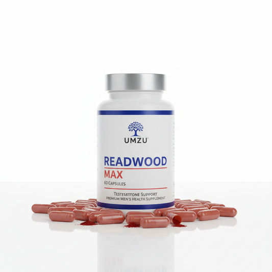 UMZU Redwood MAX 60 Capsules supplement bottle