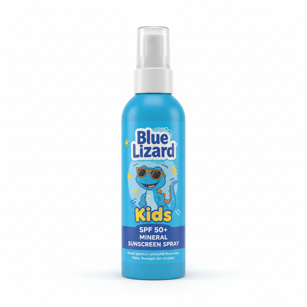 Blue Lizard Kids SPF 50+ Mineral Sunscreen Spray bottle